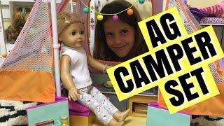 American Girl Pop-Up Camper Set