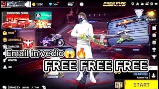 Akun Gratis Email dan Password Free Fire 2023 || kata sandi email gratis akun free fire