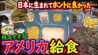 【ゆっくり解説】日本に生まれてよかった！残念すぎるアメリカの給食たちについて