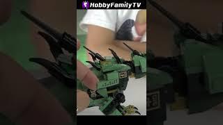 Green Ninja Mech Dragon Lego Set 70612 on HobbyFamilyTV