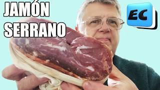 Como hacer fiambre casero curado a la sal en la heladera JAMON SERRANO O JAMON CRUDO