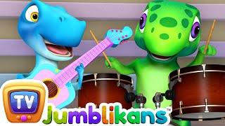 Musical Instruments Song with Jumblikans Dinosaurs – ChuChuTV Toddler Learning Videos