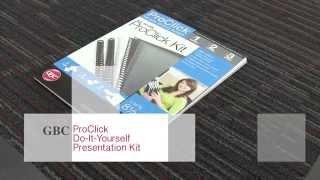 GBC ProClick Do It Yourself Presentation Kit