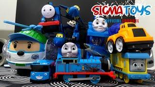 Play with Go Thomas, Bus Tayo, Tayo Little Bus, Car, Truck, Thomas Monster Train Richanel