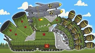 Legendary Mega Tank - Developed by Professor MS-1 - Cartoons about tanks