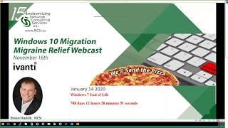 NCSi Training Webcast - Ivanti: Windows 10 Migration - Demo of Ivanti Endpoint Management Solution