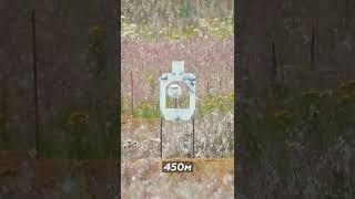 Полёт пули на дистанции 450м