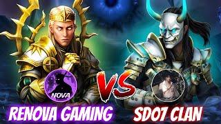 SD07 Clan VS Renova Gaming Again | Intense Matches️ | Shadow Fight 4: Arena