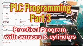 Inovance PLC Programming | Part 3 | Screen Printing Machine with TRIPPER MOSTAFIZ