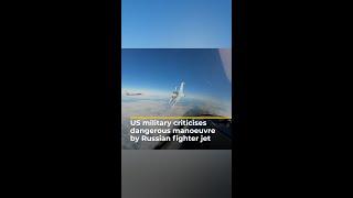 US military criticises dangerous manoeuvre by Russian fighter jet | AJ #shorts