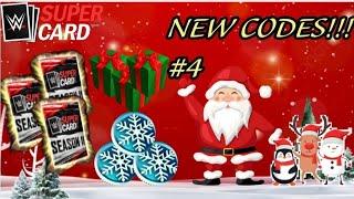 CODE #4 MORE PRESENTS AND COLLECTABLES!! WWE SUPERCARD