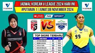 Jadwal Liga Voli Korea 2024 Hari ini~Red Sparks vs Hillstate~Klasemen & Top Skor Terbaru~Live Tvri