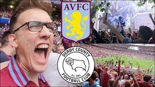 The MOMENT ASTON VILLA were PROMOTED BACK TO THE PREMIER LEAGUE | ASTON VILLA 2-1 DERBY COUNTY