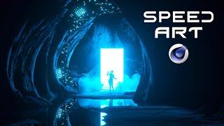 Cinema 4D Speed Art Tutorial - Octane Render