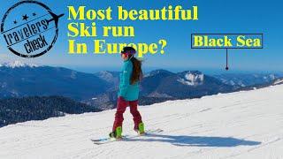 The most beautiful ski runs in the world I Russia, Sochi, Rosa Khutor, Yavor run