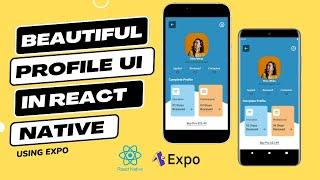 Beautiful Profile Screen UI in React Native (Using Expo) || Beginner Project 