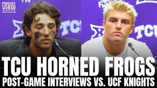 Josh Hoover & Johnny Hodges Recap TCU's Tough Loss vs. UCF, Confidence in TCU Football in 2024