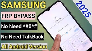 All SAMSUNG FRP BYPASS 2025 ANDROID 12-13-14 Latest Security√ Frp Lock Removal |Google Lock Remove