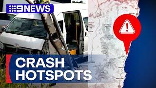 Australia’s top crash hotspots revealed | 9 News Australia