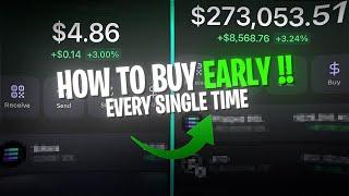 How To Buy Memecoin Early Every Single Time And Make Your First 1000$ | Memecoins Secret 