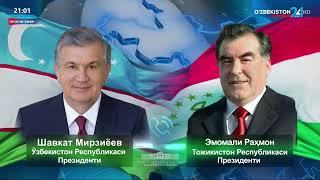 Ахборот 24 | Ўзбекистон Президенти Тожикистон Президентини юбилей билан самимий қутлади