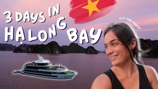 HA LONG BAY VLOG  (3 days on Stellar of the Seas…was it too many?)