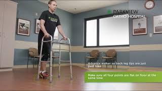 Using a Walker: Gait with Walker – Non Weight-Bearing