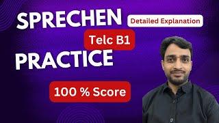 Telc B1 Sprechen | B1 Telc Prüfung | über ein Thema Sprechen |