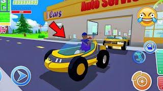 jack becomes a racing taxi driver in dude theft wars