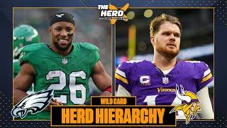 Herd Hierarchy: Eagles, Vikings sit in middle of Colin's Top 10 of Wild Card Weekend | THE HERD