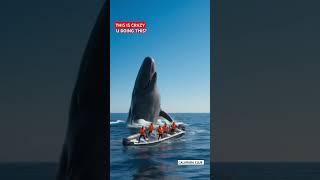 WHALE FLIPS BOAT? #yes #no#whale#sperm #spermwhale#flips #flipped#flipkart#ocean #boat#life #ouch