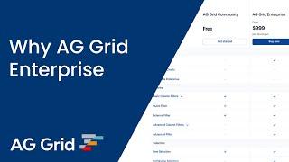 Why AG Grid Enterprise