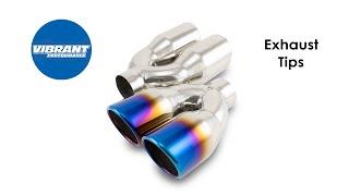 Universal Exhaust Tips (Vibrant Performance)