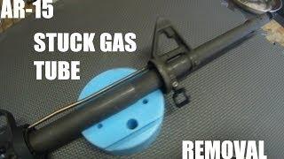 How to remove an AR-15 stuck gas tube