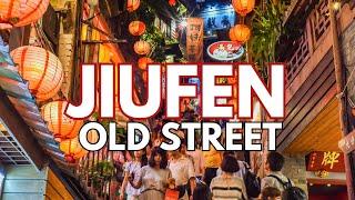 Jiufen Old Street Night Market Taiwan Tour 2024 4K