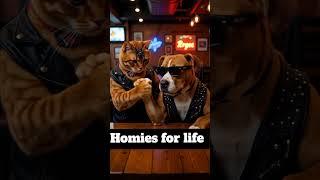 Friends for life #aianimation #friends #aiartcommunity #pixarai #pets #dog #cat