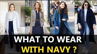 Timeless & Stylish: The Best Colors to Pair with Navy for Effortless Chic Outfits for |Women Over 50