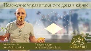 061. Положение управителя 7-го дома в карте.  | ДЖЙОТИШЬ