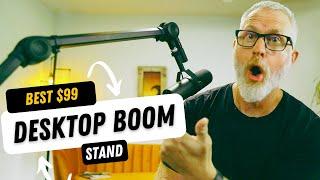 Best $99 Desktop Mic Boom Stand for Podcasting, SM7B and Broadcast Applications - Reviewed