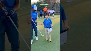 Golf teaching life skills. ️ #sportsmanship #golf #kidsgolf
