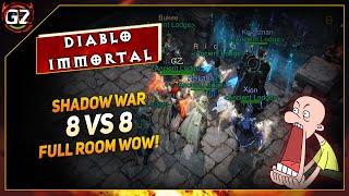 8 vs 8 Shadow War - WOW | We Had a Proper FIGHT | Diablo Immortal