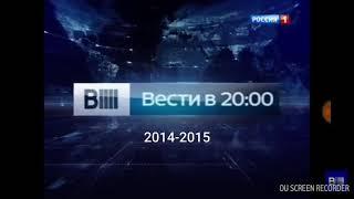 Эволюция заставок вести в 20.00 (2 часть)