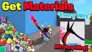 The BEST Way To Get Every Material in Bee Swarm Simulator!