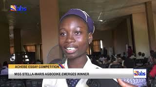 `Achebe Essay Competition` Miss Stella Maris Agbodike Emerges Winner