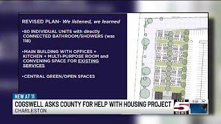VIDEO: Mayor Cogswell asks for Charleston County partnership in homeless housing project