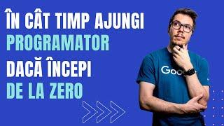 Cât durează să devii un programator bun dacă începi de la zero - Q&A