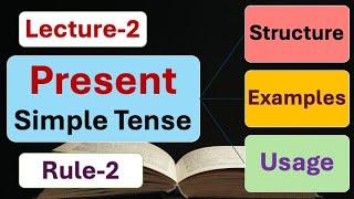 (Lecture-2) Present Simple Tense or Simple Present Tense: Its Structure, Examples and Usage