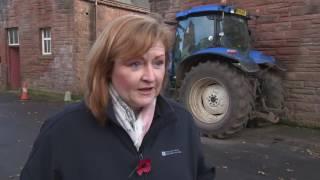 SRUC Crichton Royal hosts RHET food and farming day (ITV Border News footage)