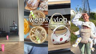 weekly vlog: a quiet homey vlog! starting pilates + poorly baby + bathroom reveal + tkmaxx haul
