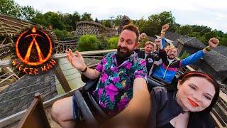 Riding Wicker Man at Alton Towers!